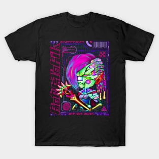 Cyberpunk Warrior Girl BoRGToPiA 007 T-Shirt